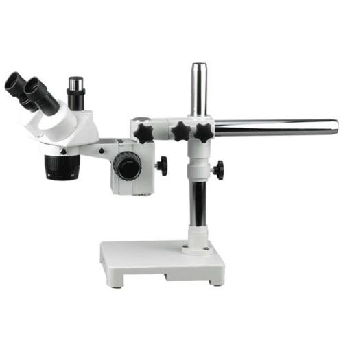 Trinocular Stereo Microscope, 20X/40X/80X Magnification, Single-Arm Boom Stand R16920