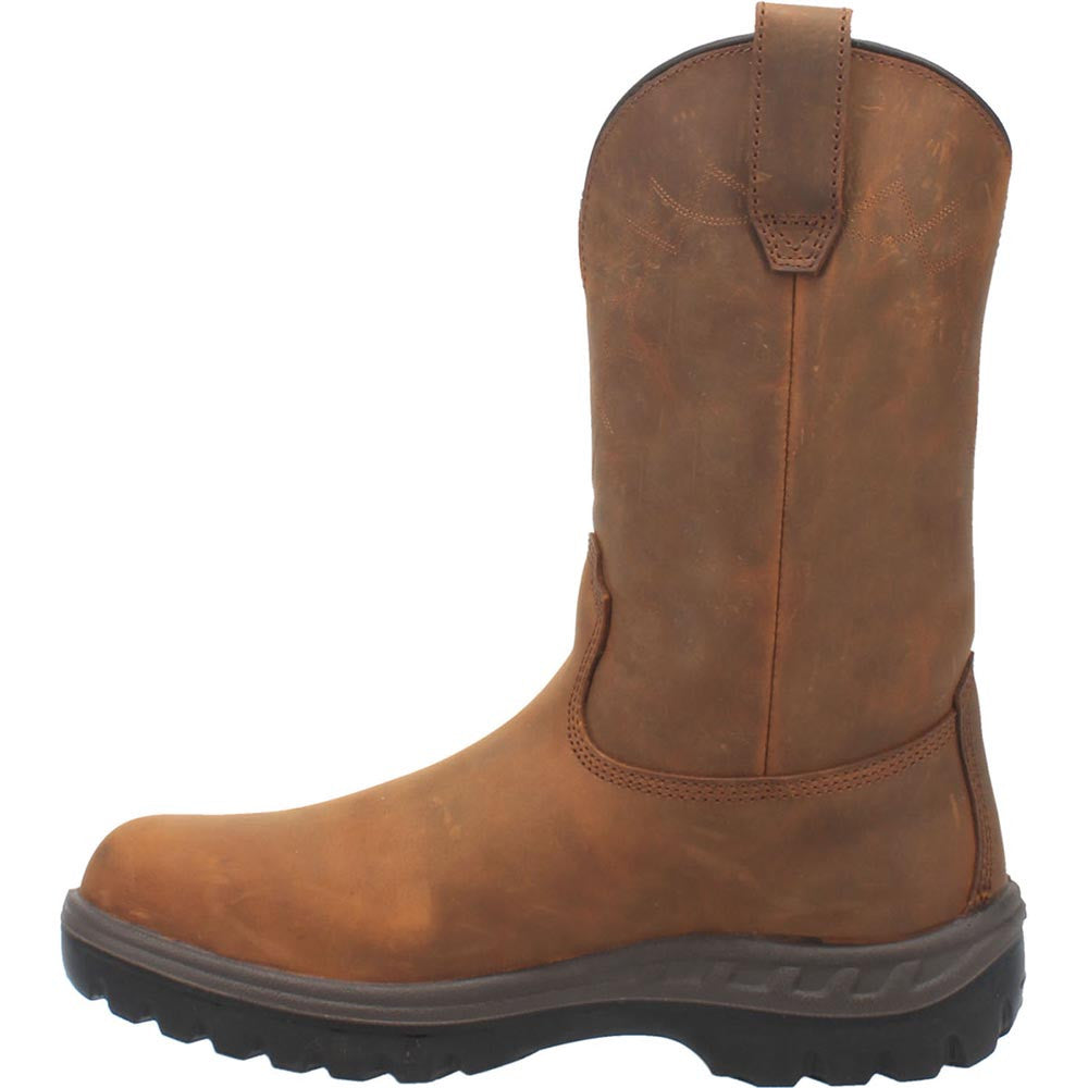 Tan Waterproof Western Work Boot Soft Toe P812