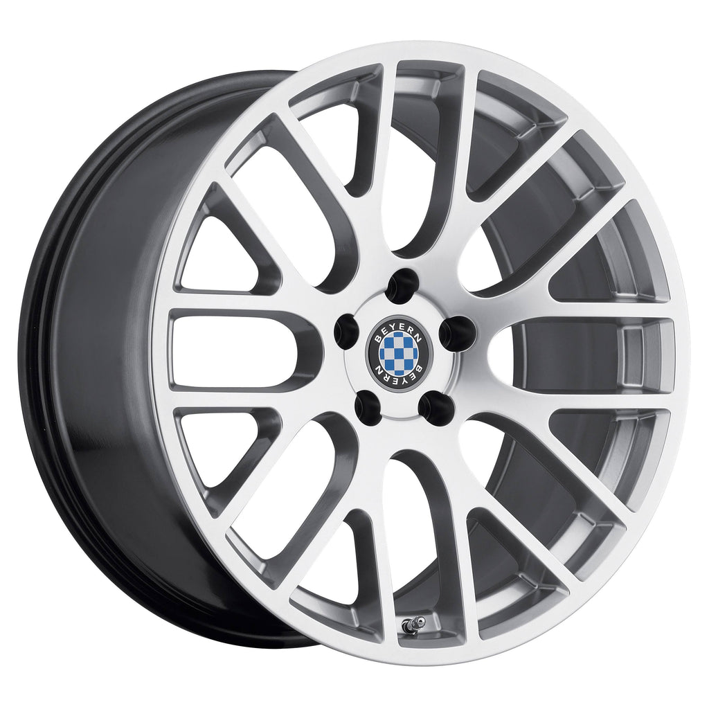 Hyper Silver 19x9.5 5x120 ET15 Rims M8726