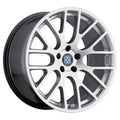 Hyper Silver 19x9.5 5x120 ET15 Rims M8726