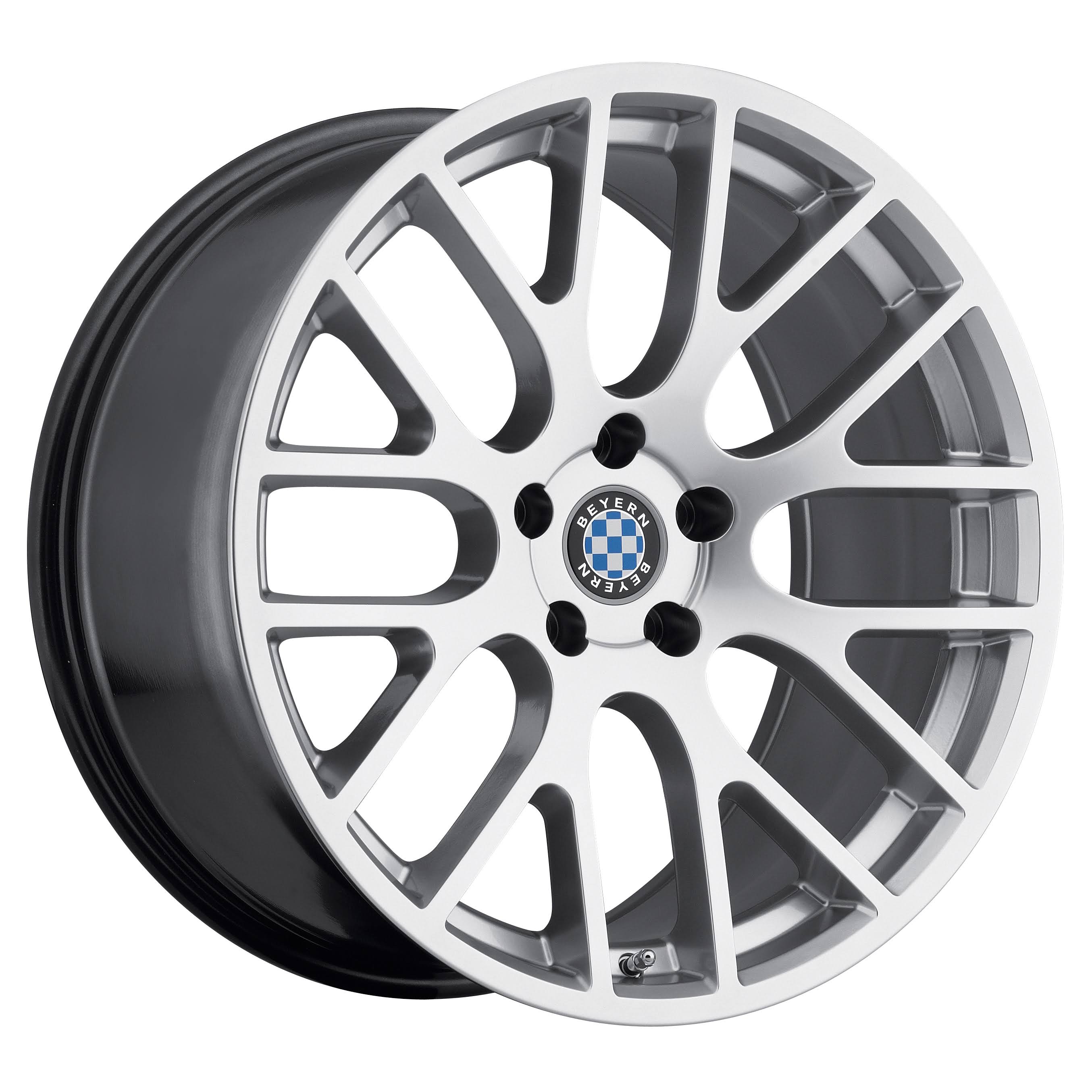 Hyper Silver 19x9.5 5x120 ET15 Rims M8726