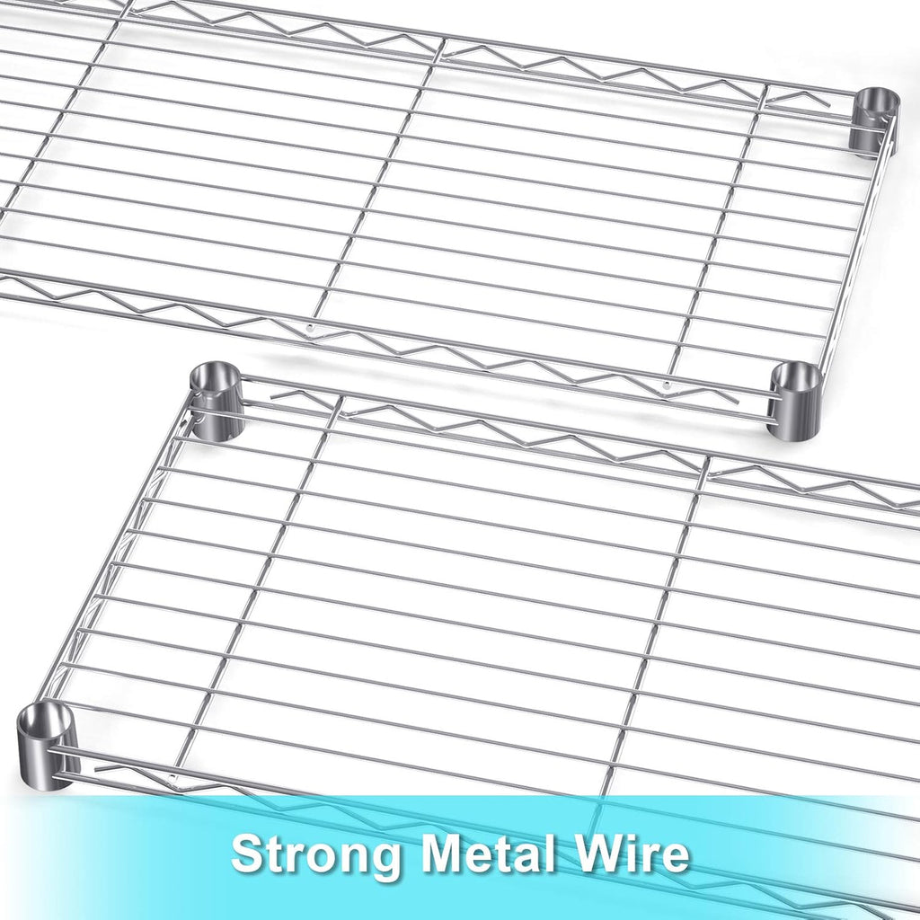 Chrome 5 Tier Rolling Metal Utility Cart A503027