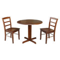 Solid Wood 3 Piece Dining Set V2280