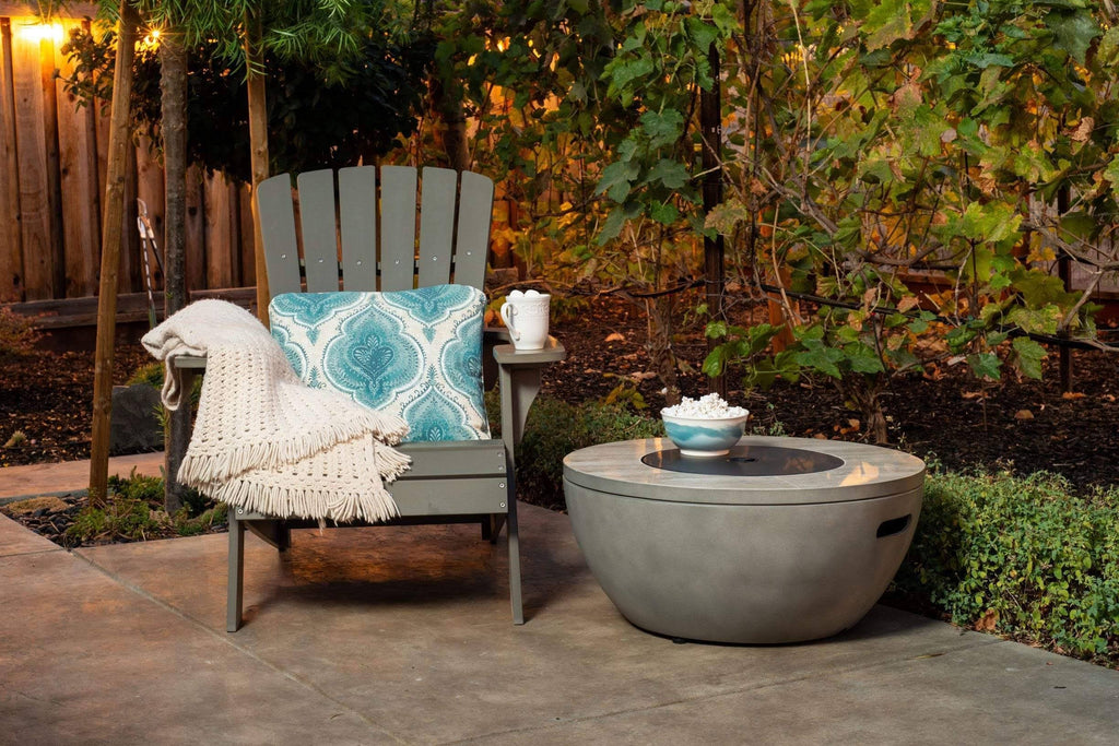 28x22 Round Gas Fire Pit P486294