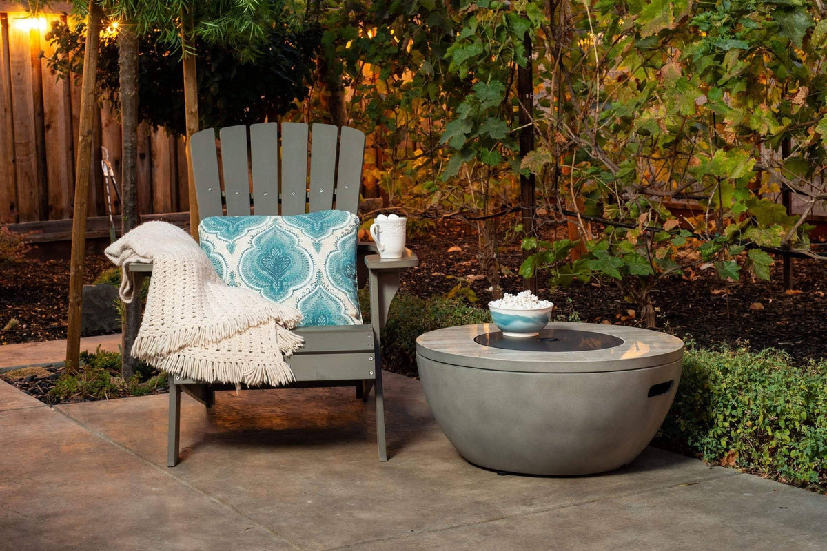 28x22 Round Gas Fire Pit P486294