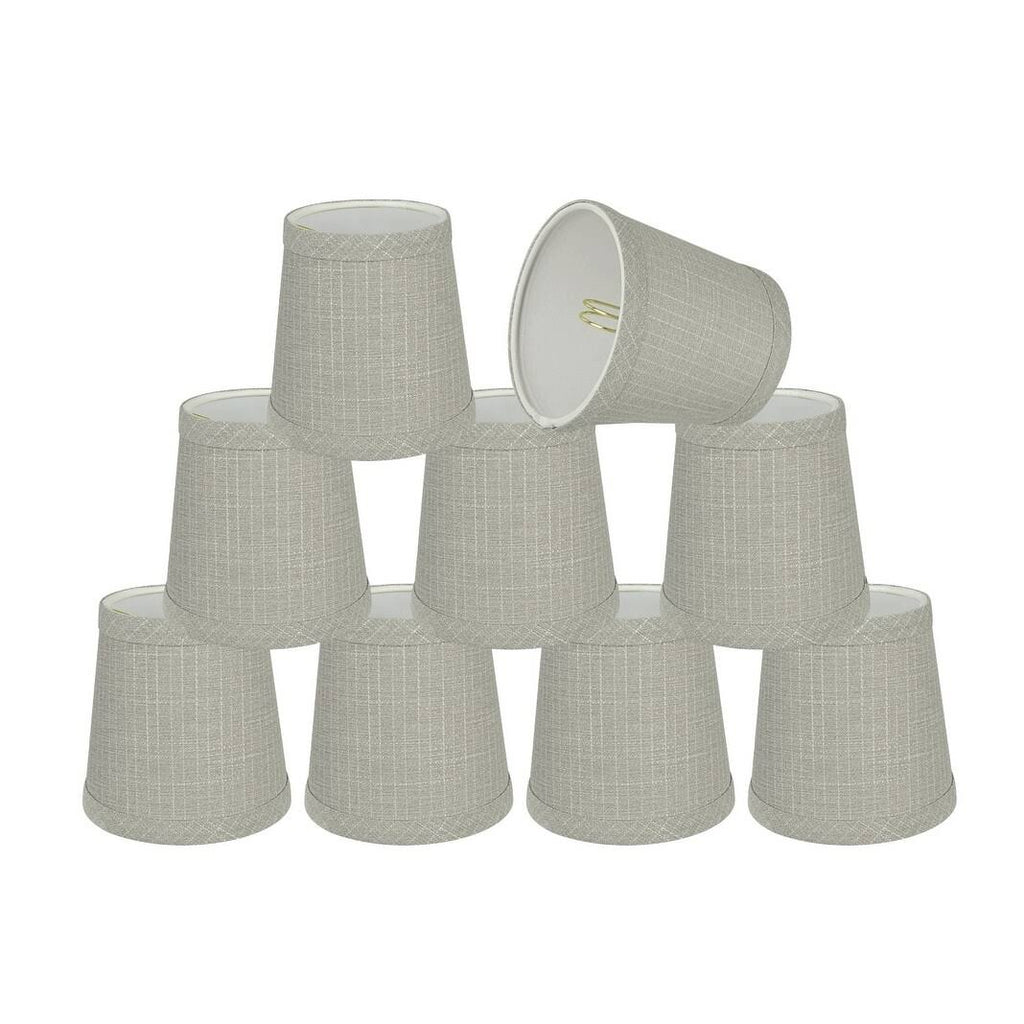 Grey Hardback Empire Lamp Shade 9-Pack B367208