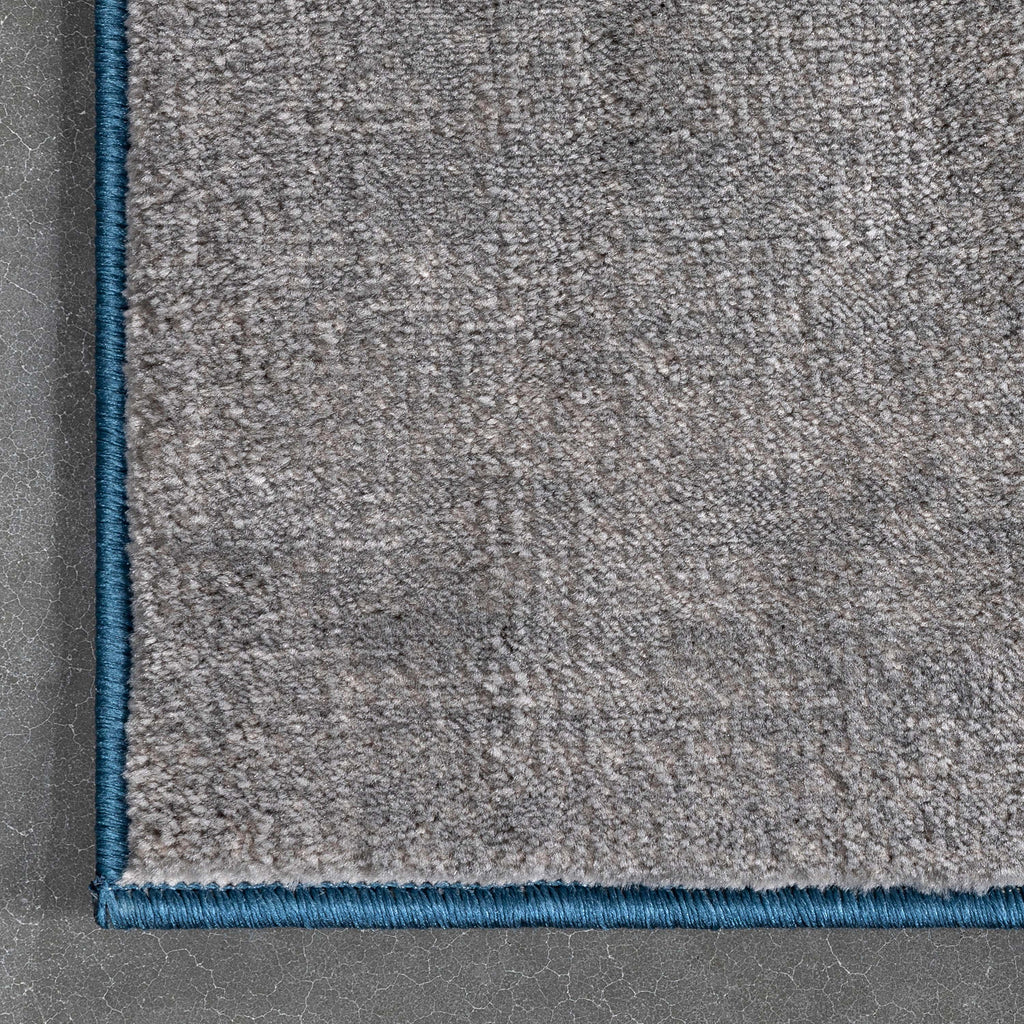 Blue 7'10" x 9'10" Area Rug D15865