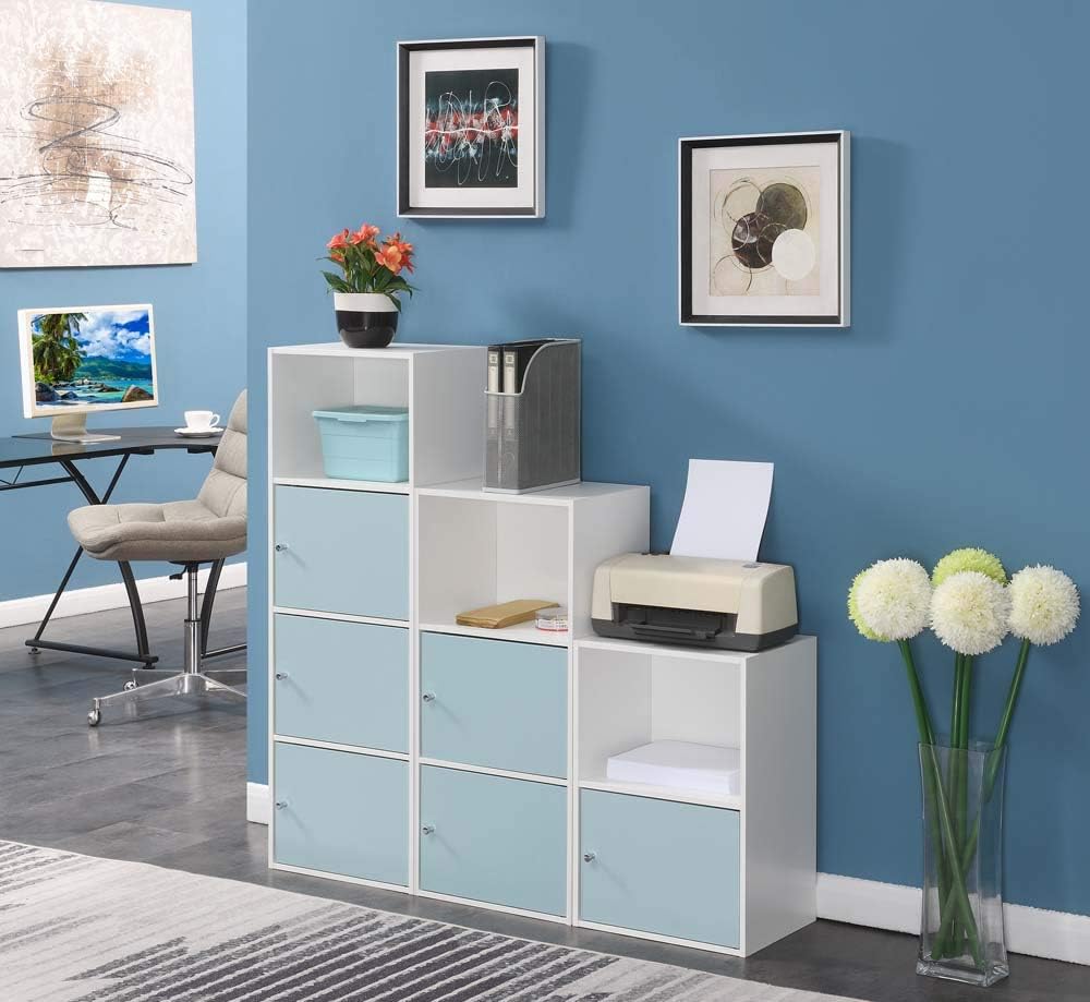 3 Door Cabinet White Sea Foam Pack of 2 K339841