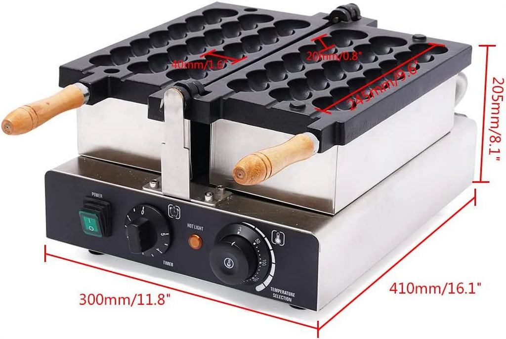 Nonstick Electric Rotating Waffle Ball Machine N2673