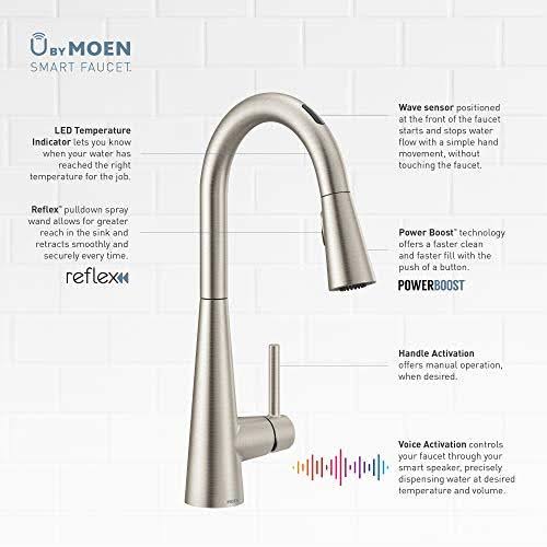 Matte Black One-Handle Pulldown Kitchen Faucet T76634