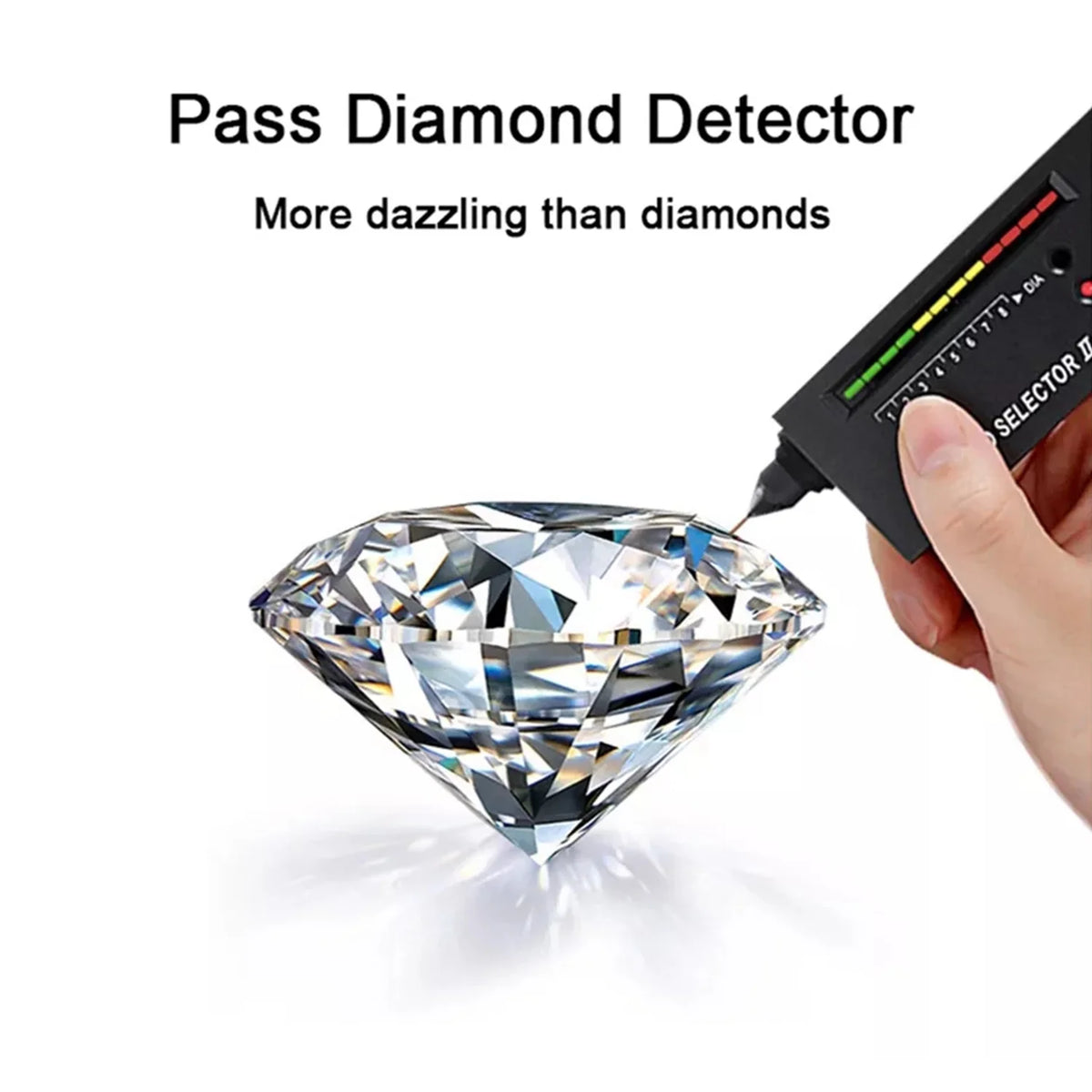 Moissanite Engagement Ring 1ct Princess Cut D Color VVS1 S925 Sterling Silver Diamond Ring Z95838