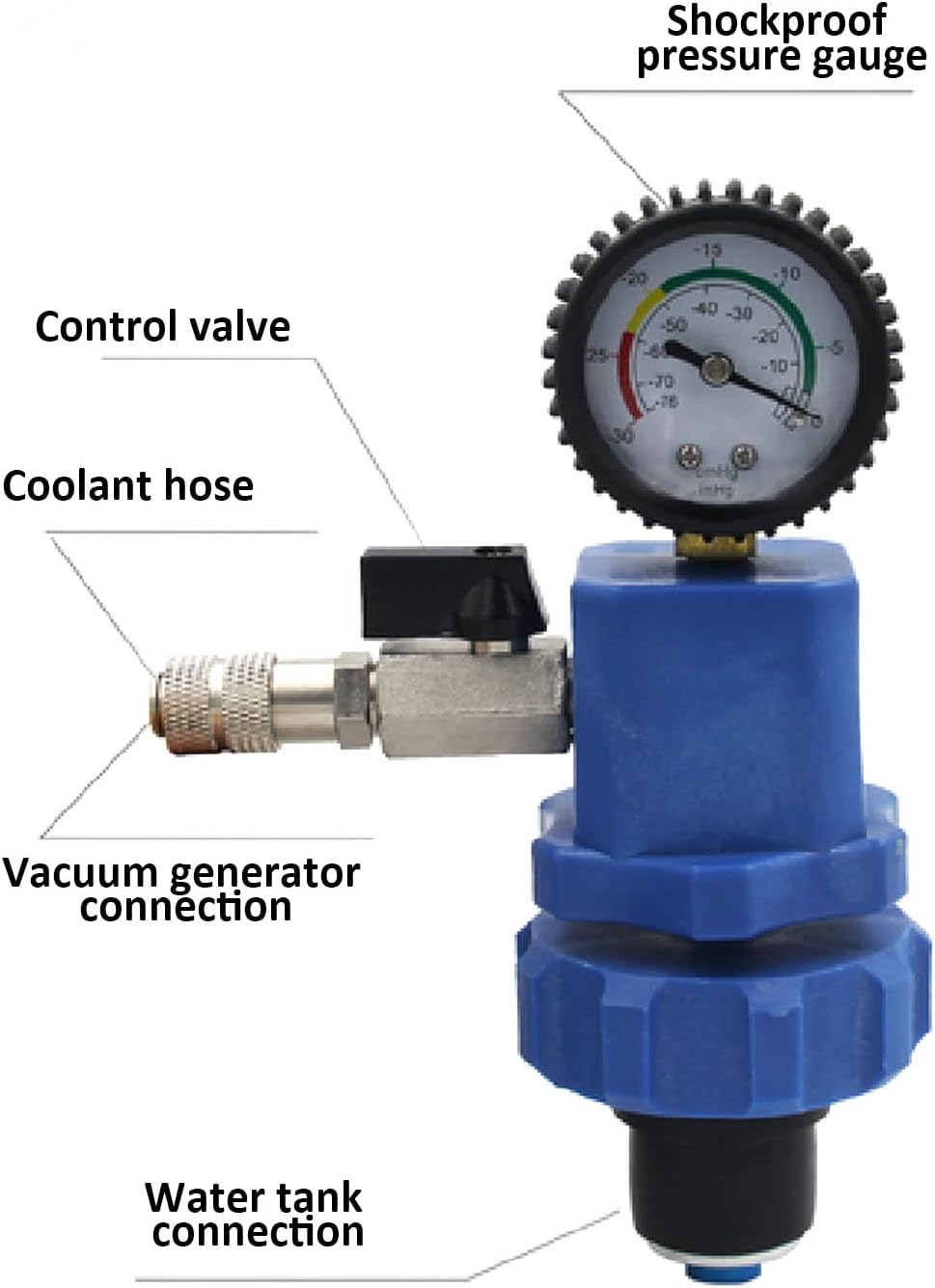 Coolant Vacuum Refill Kit with 8PCS Rubber Adapters Sleeves L265