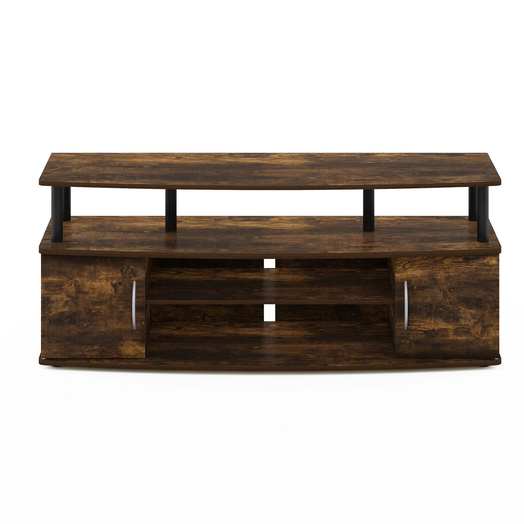 Large Entertainment Center for 55-IN TV, Amber Pine/Black X638909