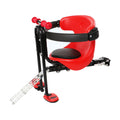 Front Mounted Child Bike Seat with Handrail Foot Pedals U4886