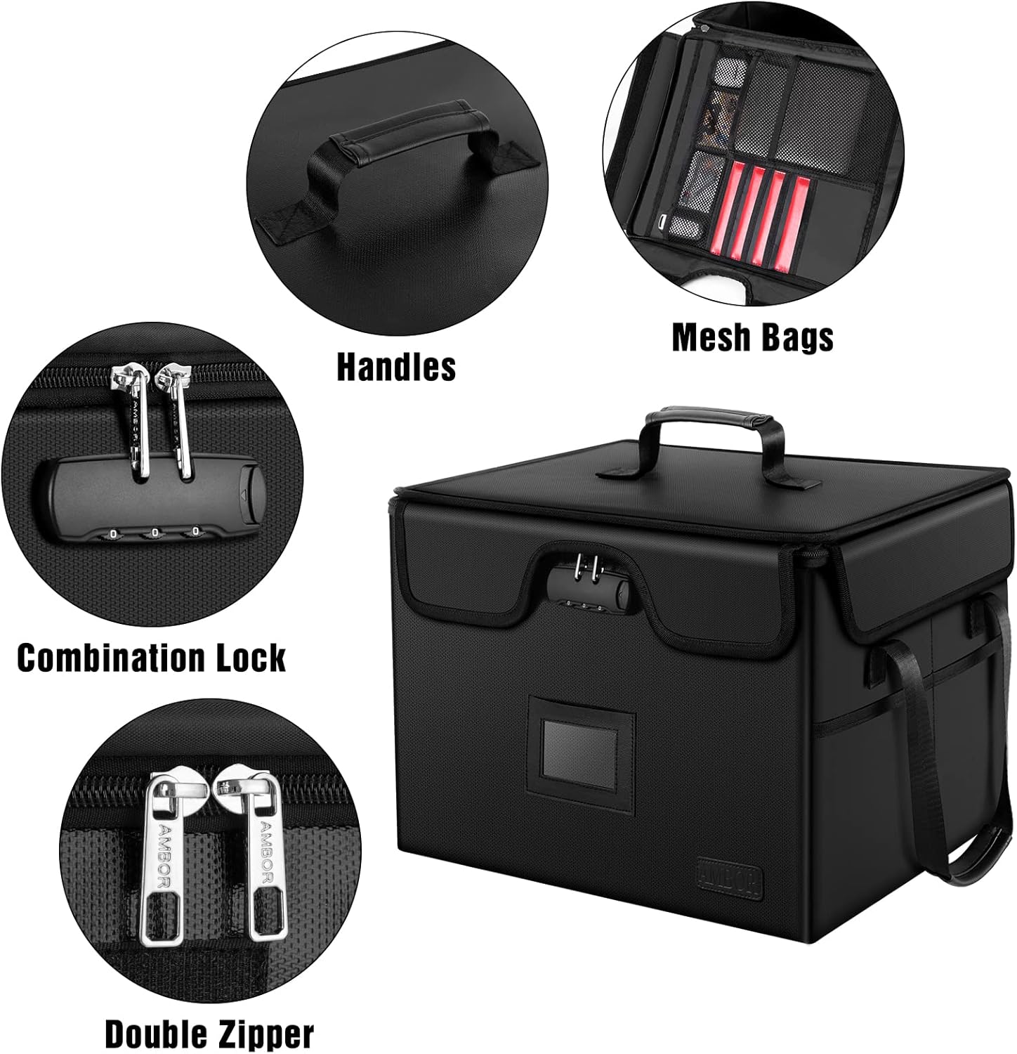 Fireproof Document Box with Lock D899977