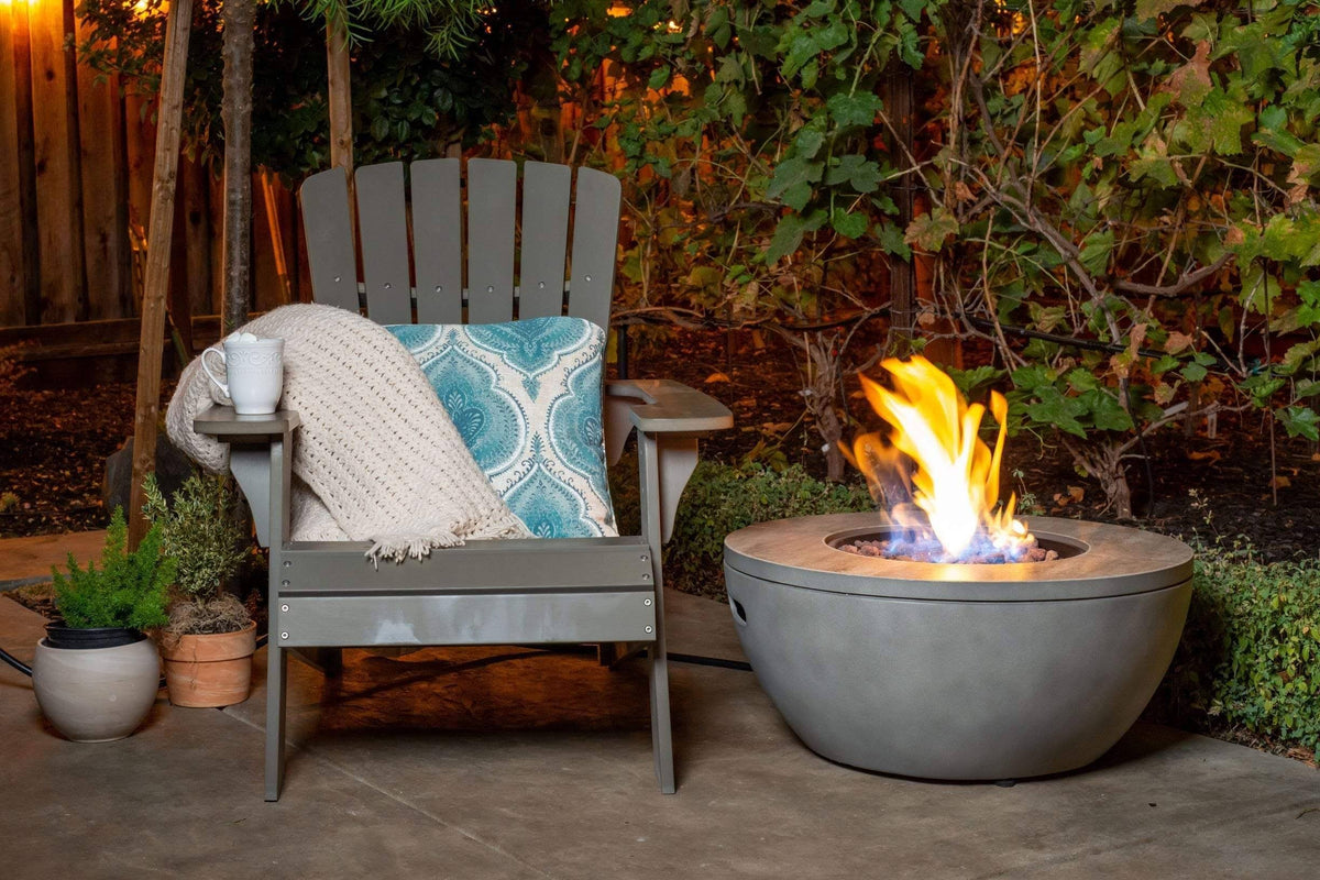 28x22 Round Gas Fire Pit P486294