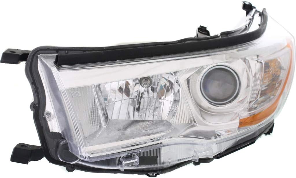 Headlight Assembly Driver Side Chrome Z5719