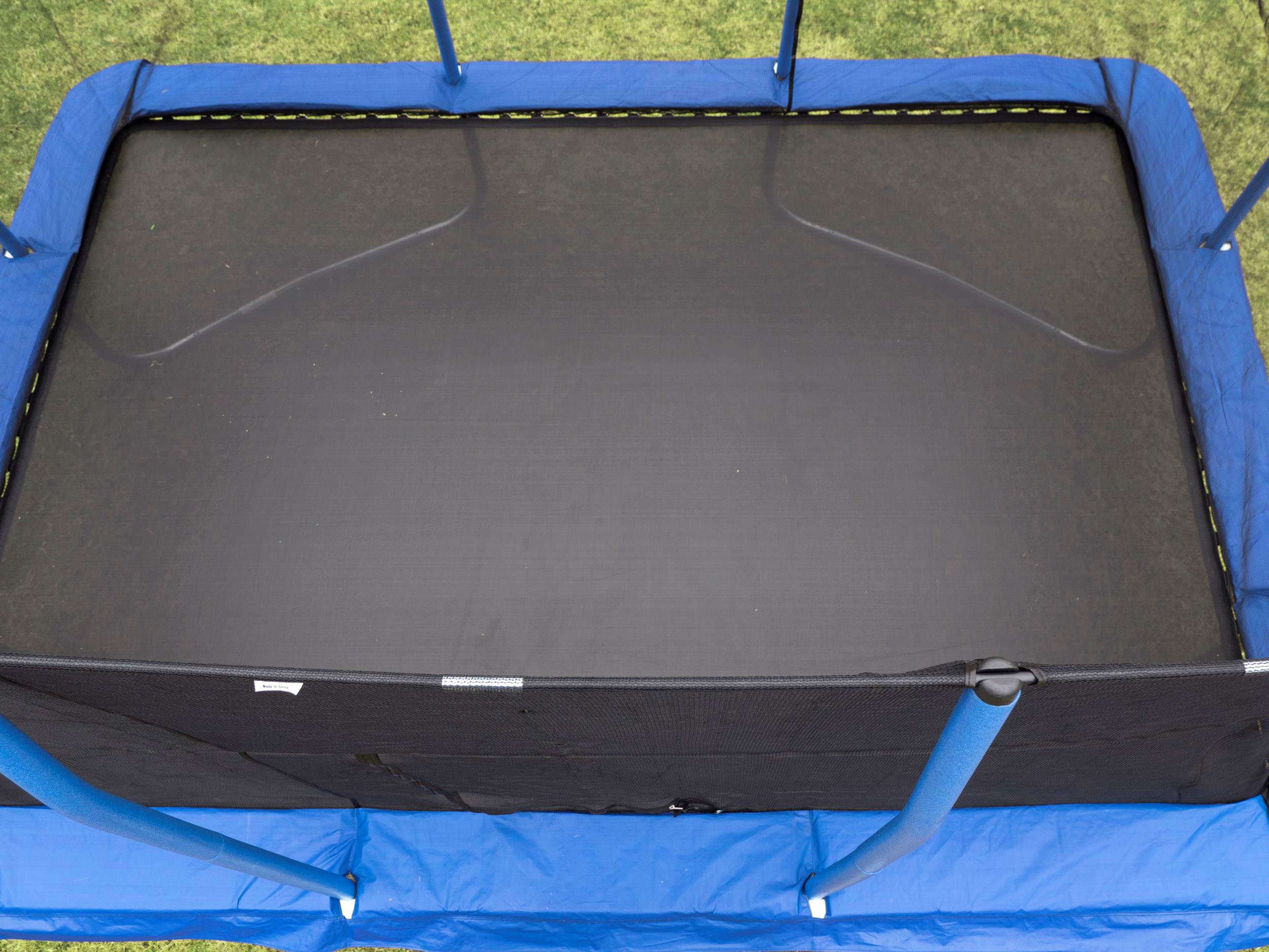 10 x 14 Ft Rectangular Trampoline with Safety Net Enclosure, Blue F925990