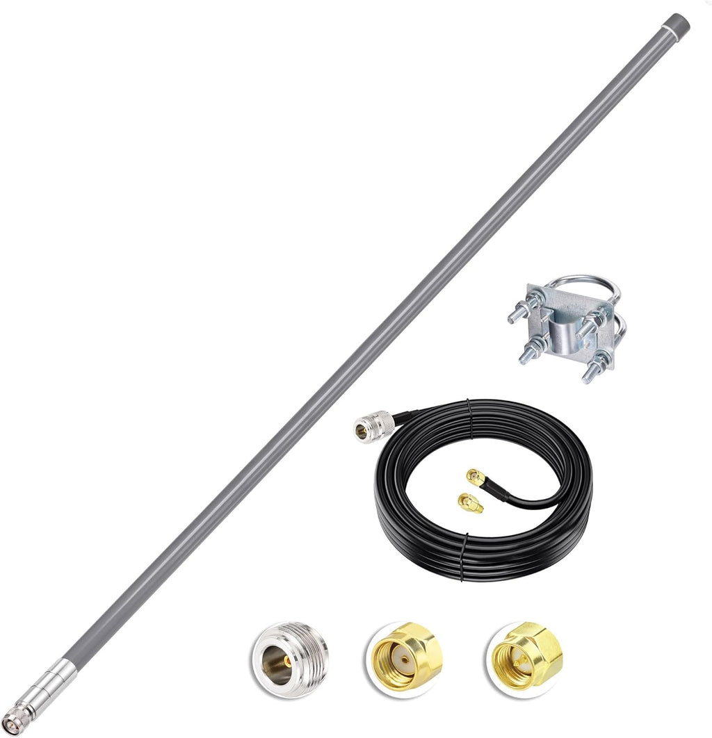 43.3inch 8dBi 915MHz Lora Antenna with 10ft Low Loss Cable A416