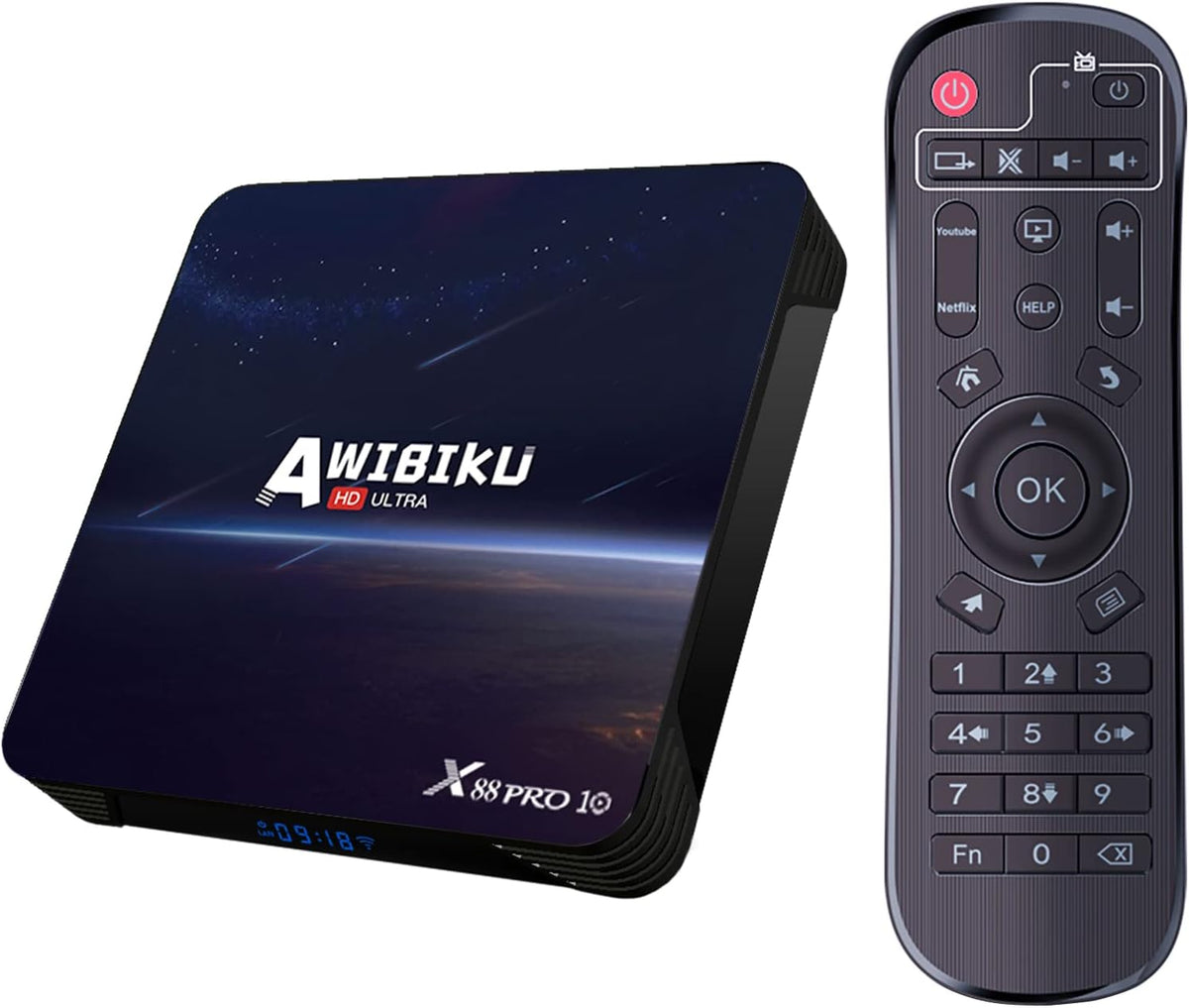 Android TV Box 4GB 64GB Ultra HD 4K HDR WiFi Bluetooth Set Top Box Pack of 2 Q7512