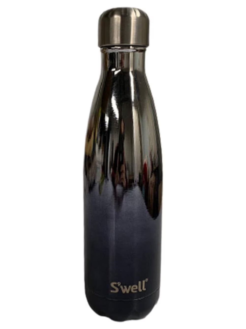 White Gold Ombré Stainless Steel Vacuum-Insulated Water Bottle E562988
