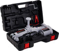 Electric Car Jack Kit 3Ton 12V Auto Scissor Car Jack Lift Portable Air Floor Jack All-in-one Automatic Sedan SUV Car Repair Tool Grey Q6054