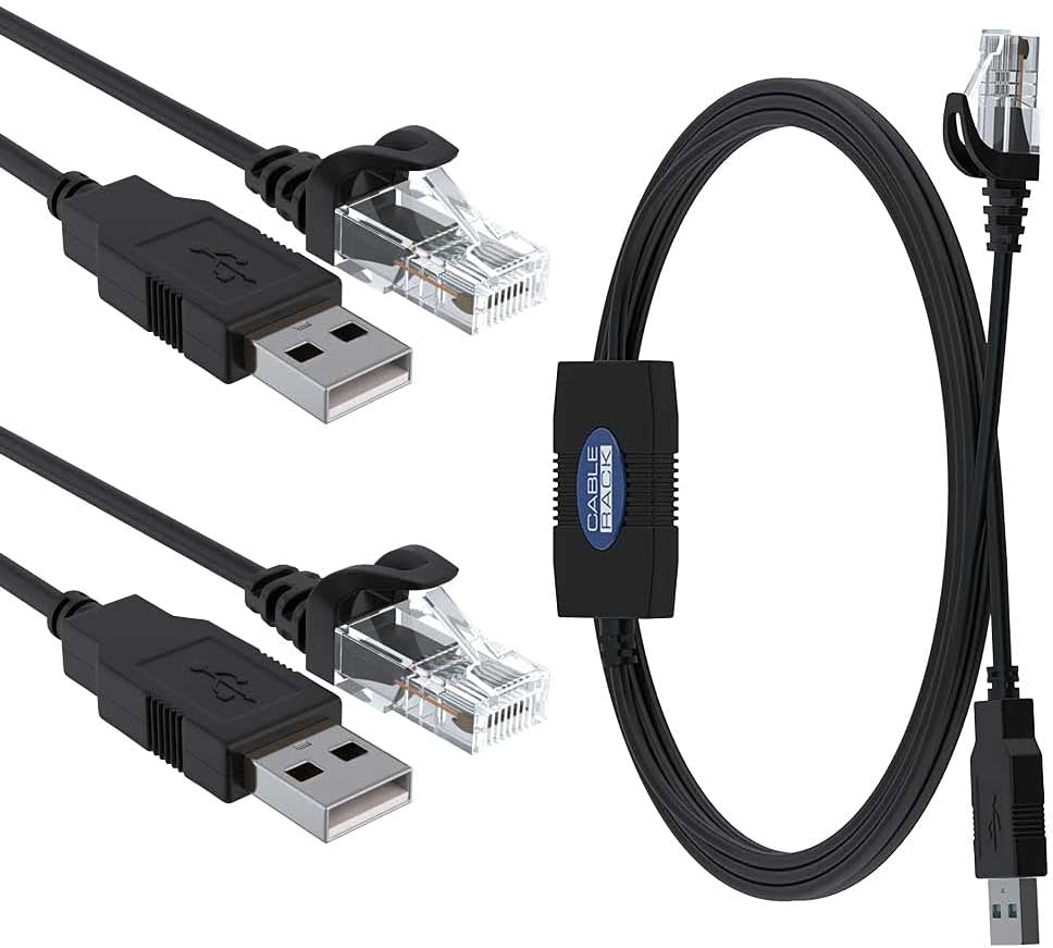 6ft USB to RJ45 Rollover Console Cable (5-Pack) T9178
