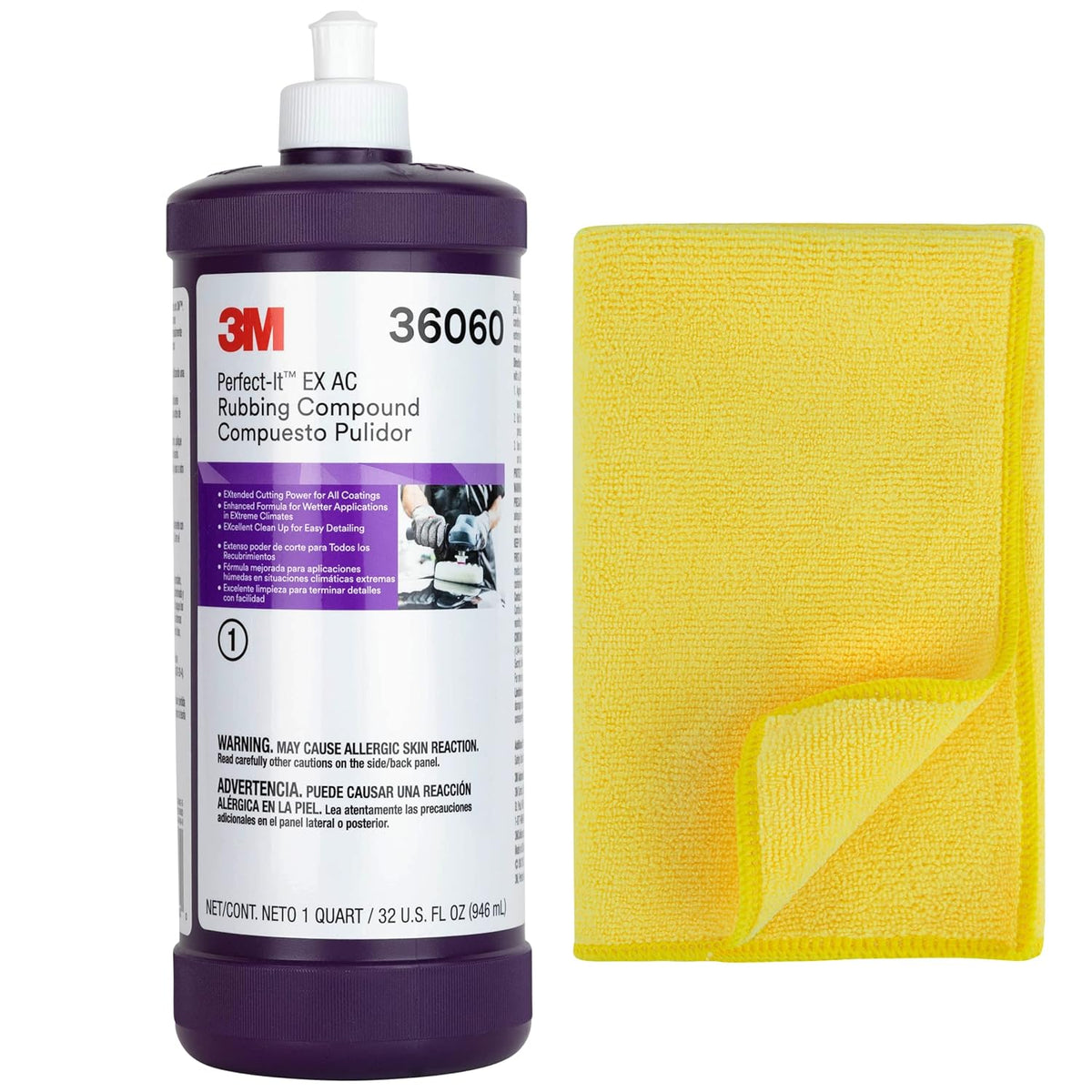 Fine Finishing Rubbing Compound with Microfiber Cloth S429937