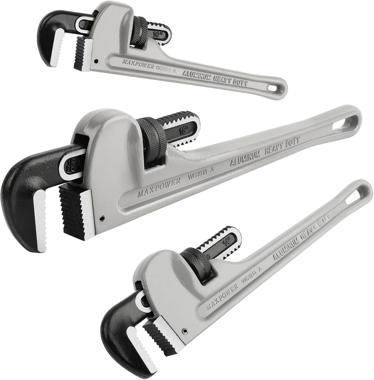 24 inch Aluminum Straight Pipe Wrench Pack of 2 L8757