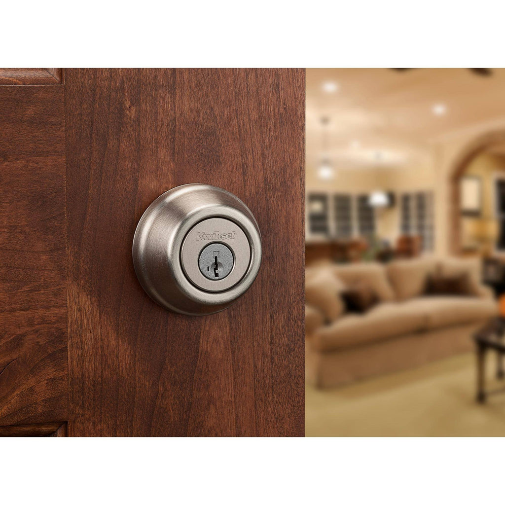 Satin Nickel Traditional Deadbolt I888075