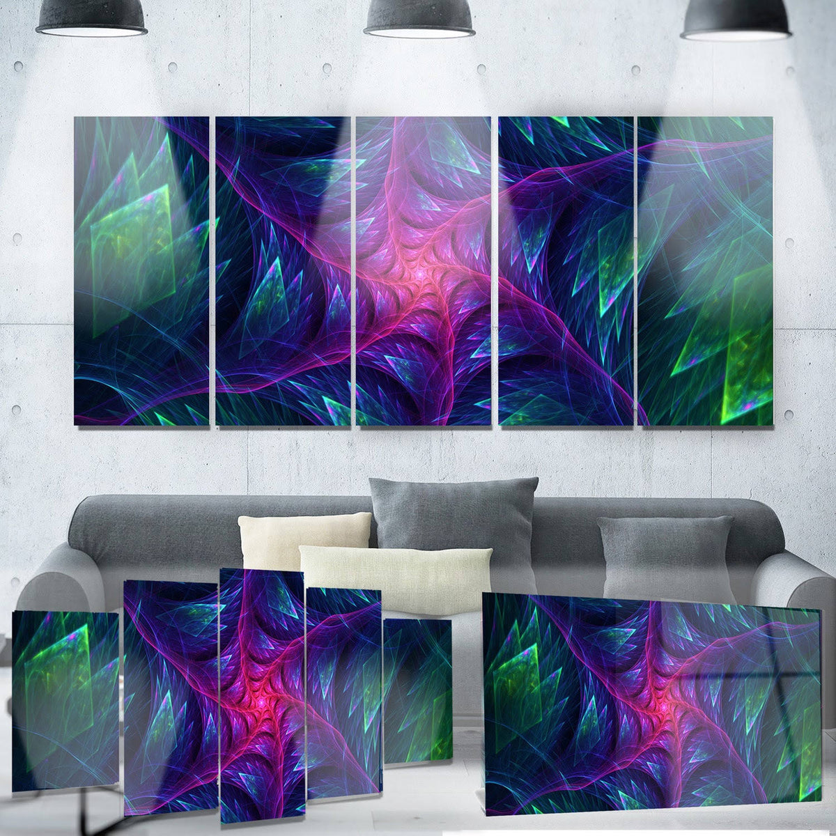 5 Piece Graphic Art Set U328