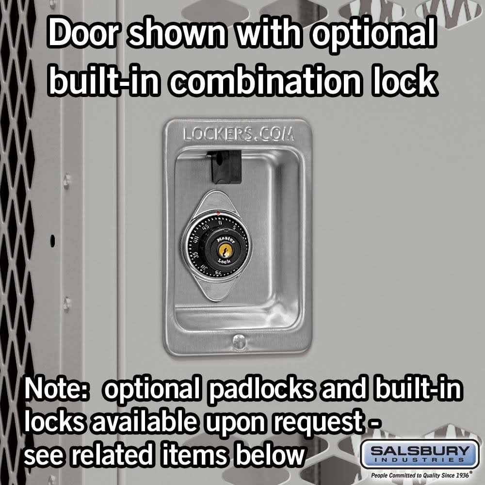 Triple Tier Vented Metal Locker N1660