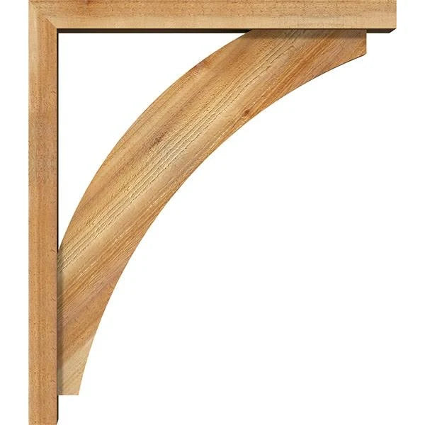 Thorton Block Bracket with Offset Brace, Western Red Cedar B560252