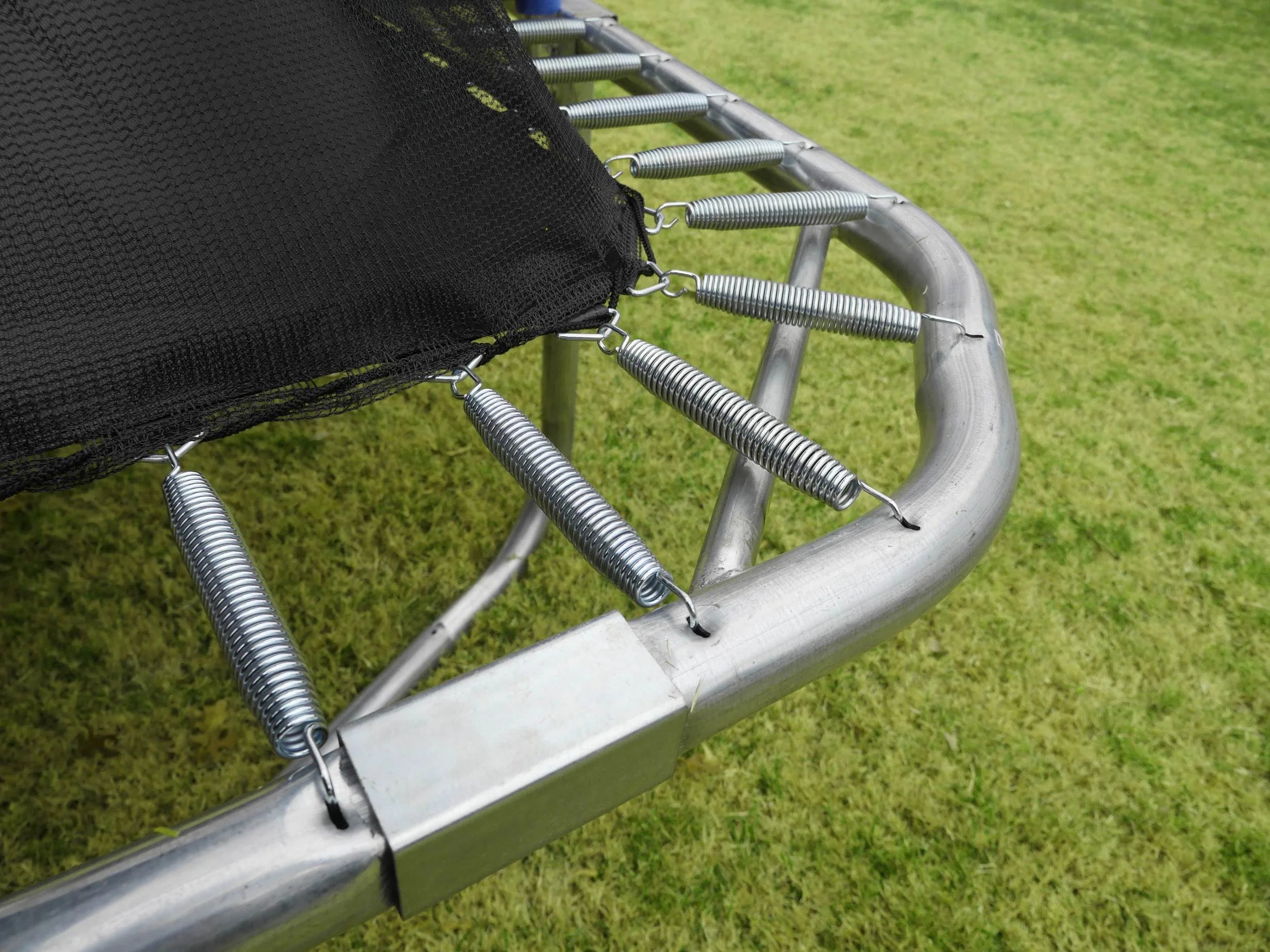 10 x 14 Ft Rectangular Trampoline with Safety Net Enclosure, Blue F925990