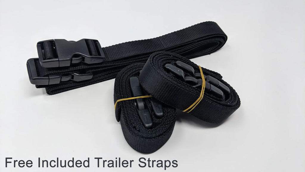 Red / Black Jet Ski Cover with Trailer Straps and Storage Bag V452412
