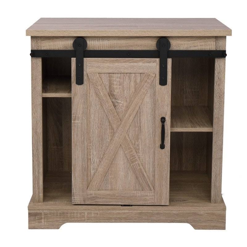 White Oak Wood TV Stand Cabinet J797