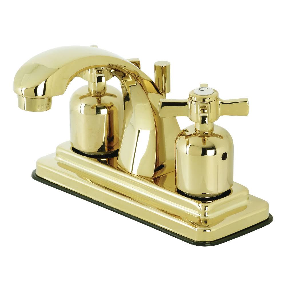 4 in. Centerset Bathroom Faucet Polished Brass C2247