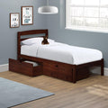 Twin Bed with Two Storage Drawers J971086
