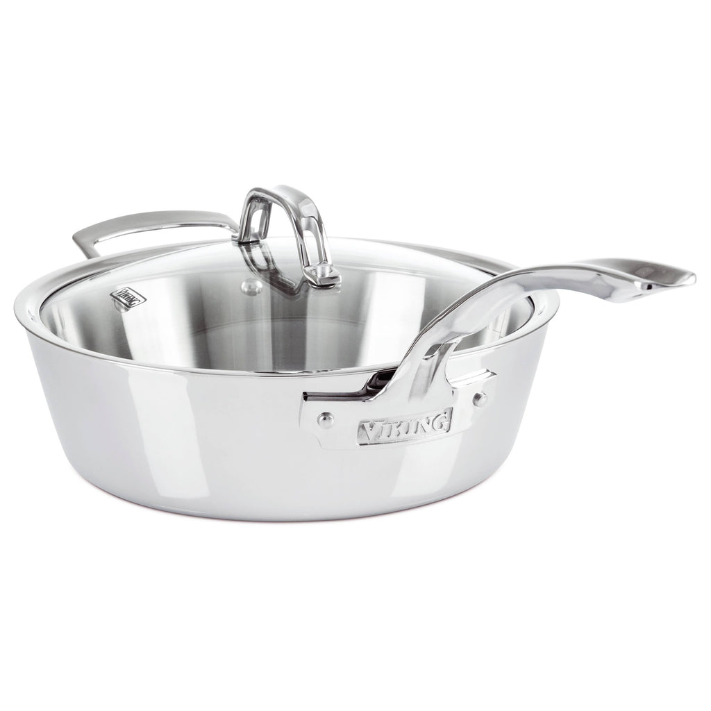 3.6 Quart Stainless Steel Saute Pan with Lid J23965