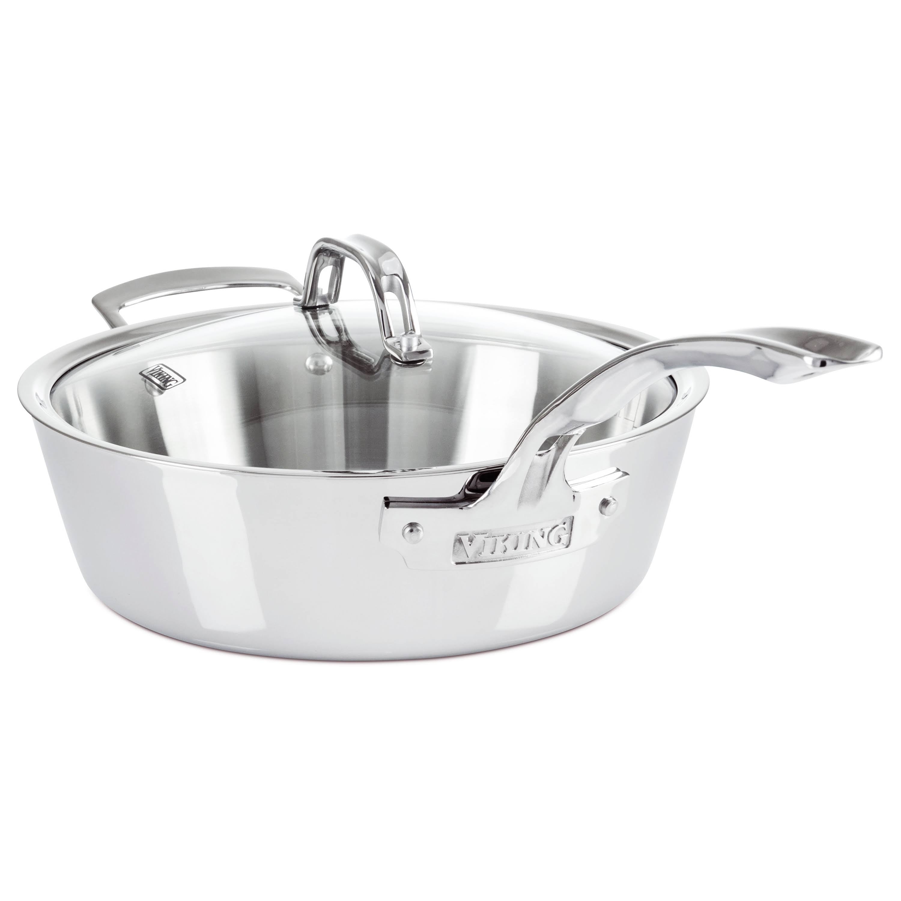 3.6 Quart Stainless Steel Saute Pan with Lid J23965