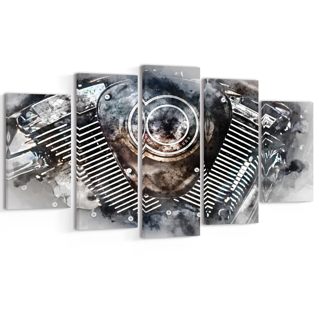 5 Panels Canvas Art Print C443