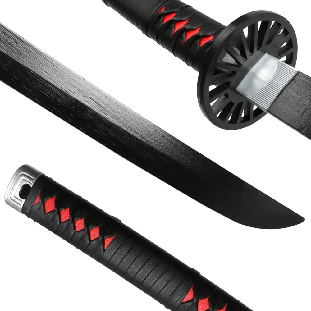 Bamboo 41 inches Cosplay Sword with Belt Holder Stand I588