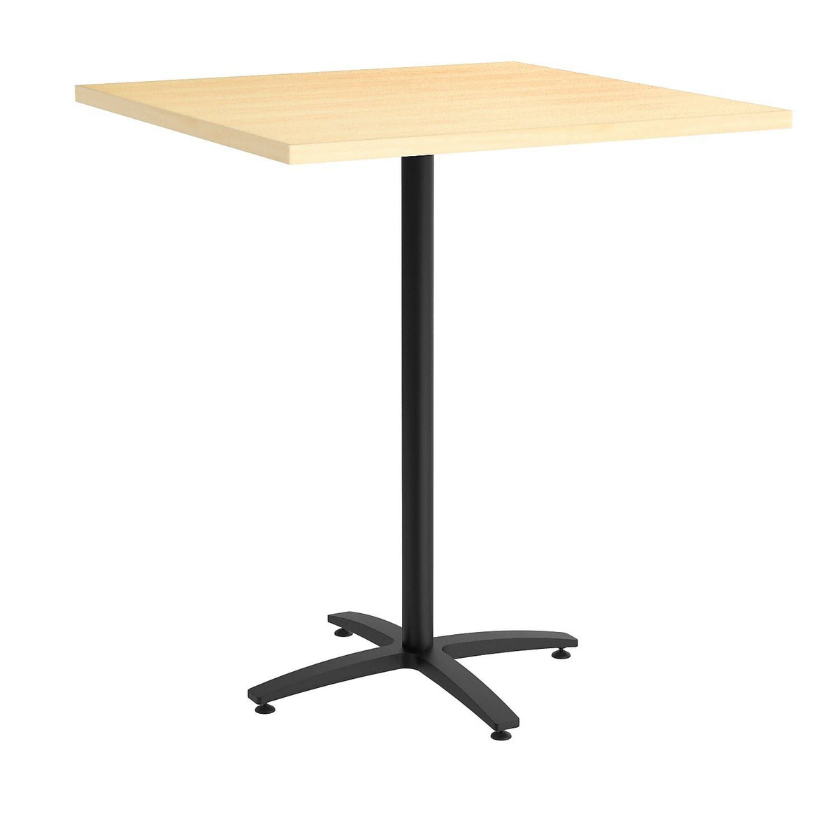 Black Base Square Laminate Bistro Table G39360