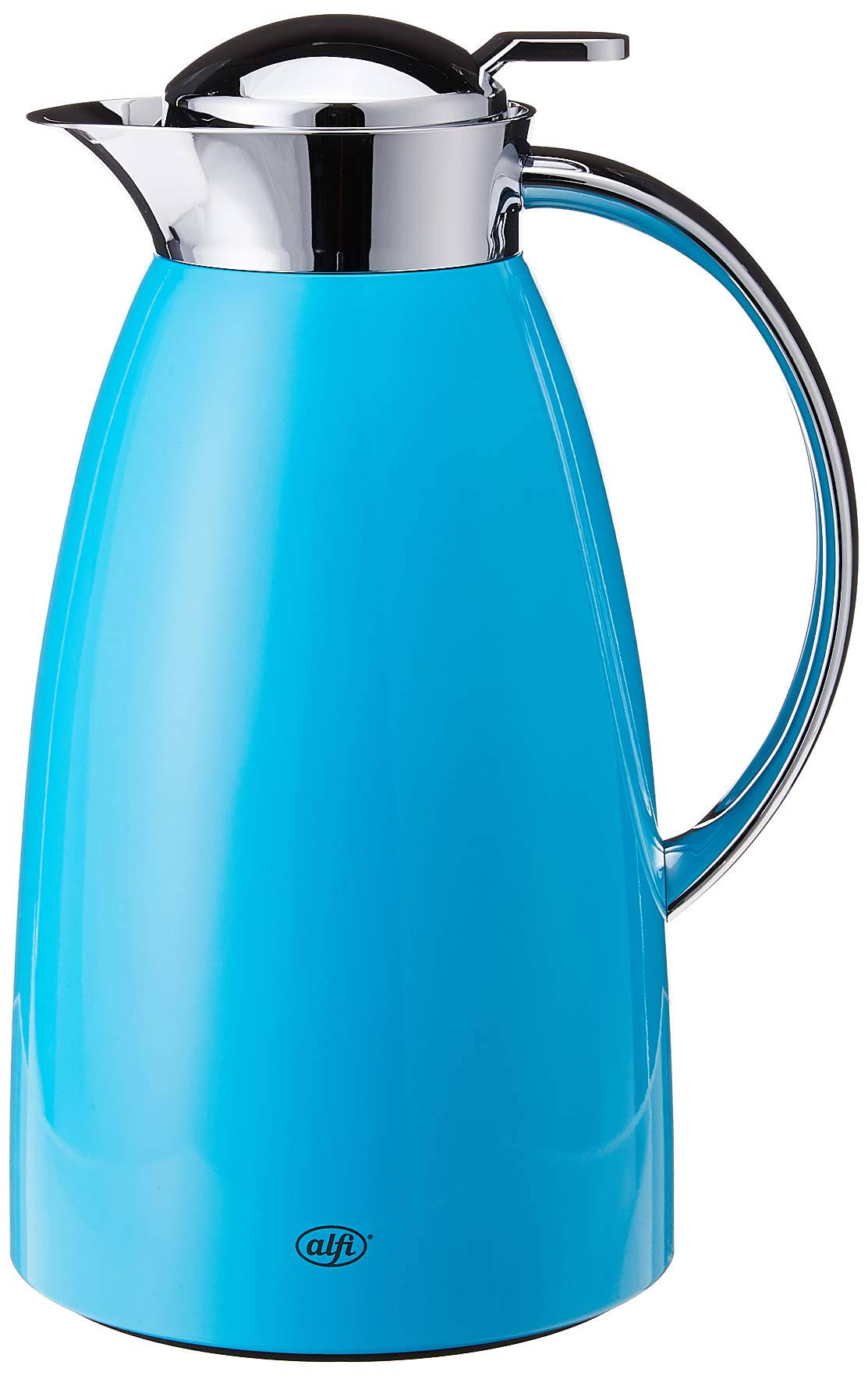 1.06-Quart Glass Vacuum Carafe (Lacquered Metal Aquamarine) J515