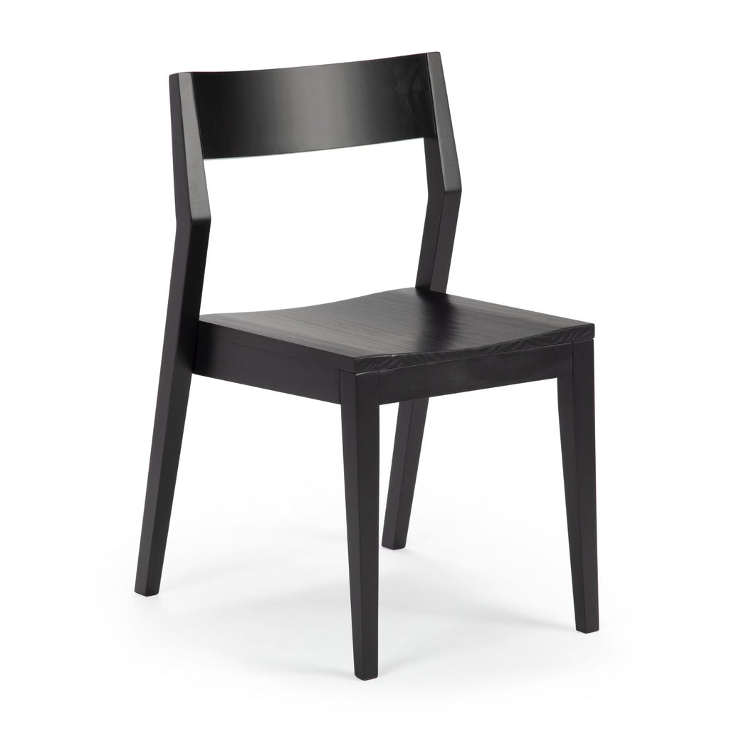 Black Solid Wood Dining Chair E20168