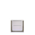 White Nightstand G8066
