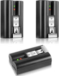 3-Pack Lithium-ion Batteries 6040mAh with Easy Release Design X90845