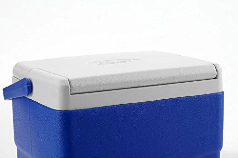 9 Quart Blue White Cooler F109