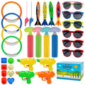 Swim Pool Diving Toys Water Rings Sticks Octopus Torpedo Balls L1089