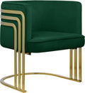 Green Velvet Accent Chair H408